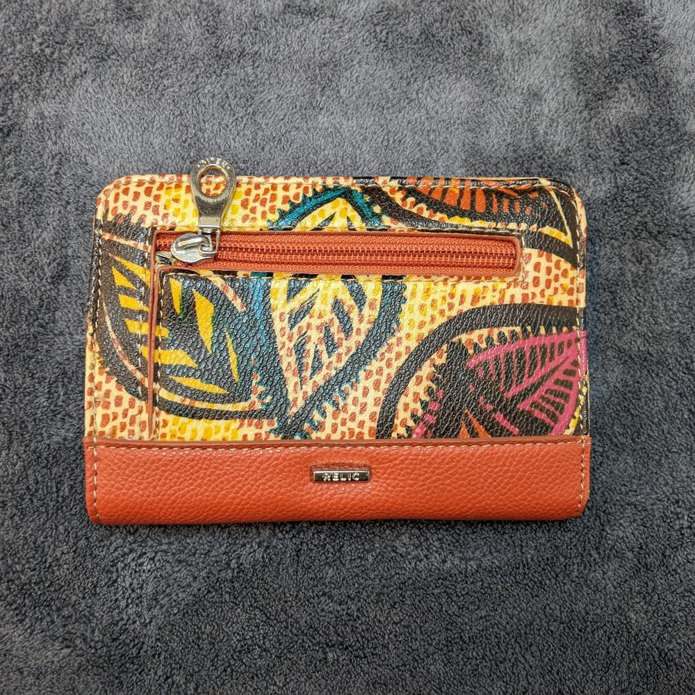 Relic by Fossil Clutch bag Jungle African Leaf print